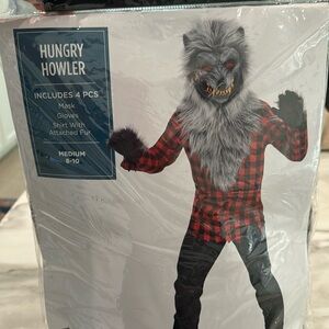 Hungry Howler wolf costume children’s size Medium (8-10).